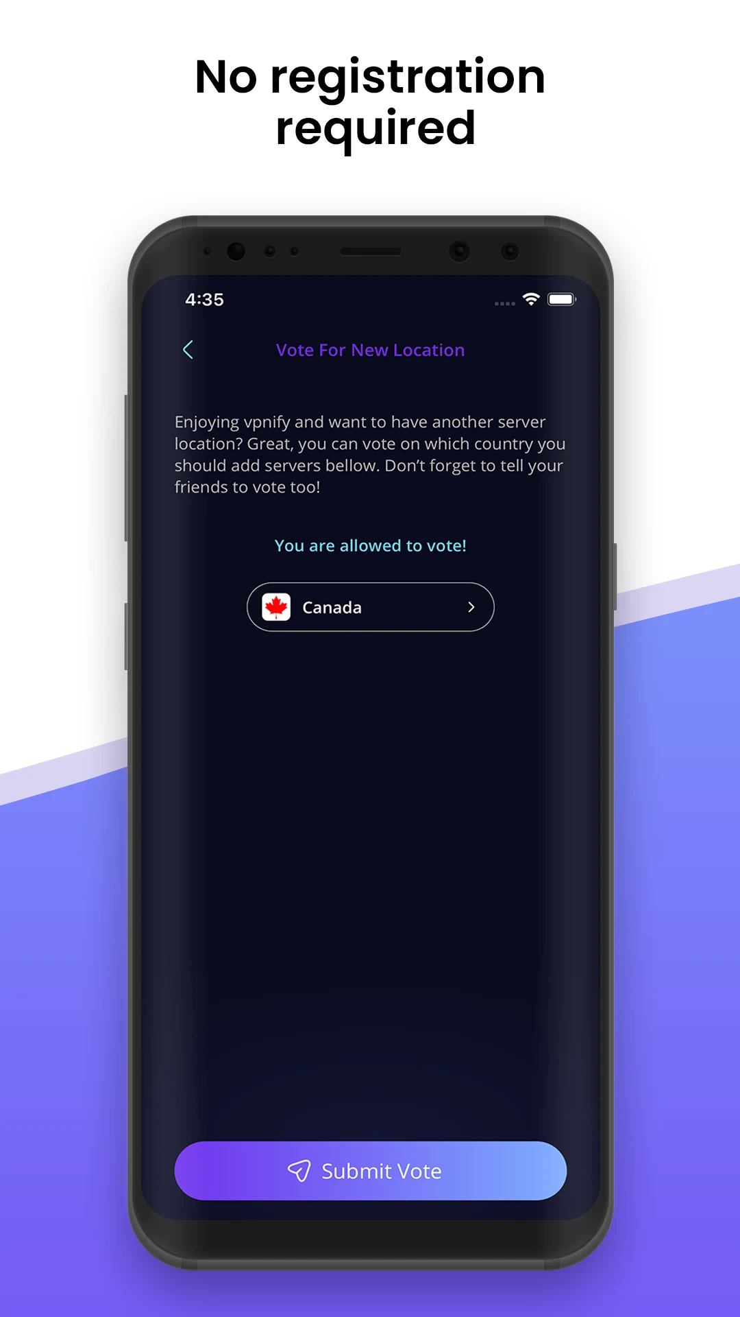 vpnify - Unlimited VPN Proxy screenshot